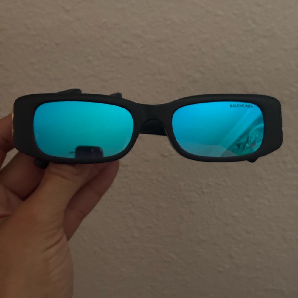 Balenciaga Black Wearable Tech Glasses